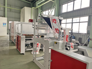 Nhà Máy Giá Hoàn Toàn Tự Động Interleaved Dây Kéo Rolling <span class=keywords><strong>Bag</strong></span> Making Machine Đối Với Chồng Chéo & Thủng Túi Trên Cuộn Mà Không Có Lõi - Product Image 5