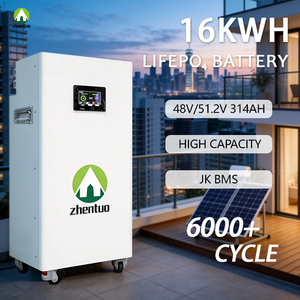 Home Floor <b>Battery</b> 48V 314Ah 16Kwh Lithium Iron Phosphate for Emergency Power <b>Backup</b> - Product Image 1