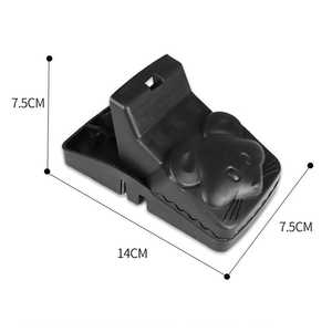 Prezzo di fabbrica in plastica nero gatto topo trappola di plastica nero gatto Mouse trappola per Mouse - Product Image 5
