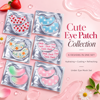 Masque pour les yeux au collagène 6g, patchs hydratants pour le contour des yeux, patchs hydratants pour les yeux secs et fatigués, fabricant de marques privées