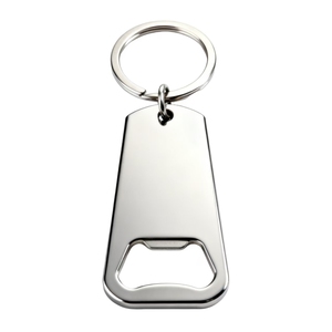 Ouvre-bouteille en acier inoxydable Souvenir en alliage de zinc vierge Conception personnalisée Porte-clés porte-clés en métal avec logo gravé au laser Ouvre-bouteille - Product Image 3