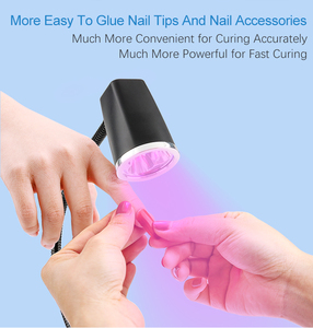 Lampe UV LED à séchage rapide et flexible, sans effet noir sur les <span class=keywords><strong>mains</strong></span>, pour le nail art professionnel, lumière de polymérisation ponctuelle - Product Image 6