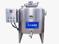 Pot pasteurisé de grand volume en acier inoxydable, prix d'usine