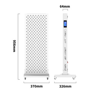 Suyzeko Nouveau Panneau de Thérapie par Lumière Rouge à 8 Longueurs d'Onde avec Écran Tactile Intelligent 660nm 850nm pour un Boost d'Énergie Corporelle Complet avec Support sur Roues - Product Image 1