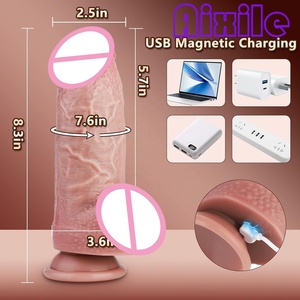 Vibrateur Gode Énorme et Épais, Jouets Sexuels Réalistes pour Stimulation Vaginale, Point G et Anale avec Télécommande pour Femmes et Couples - Product Image 5