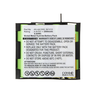 4.8V 2000mAh 9.60Wh 도매 재고 교체 의료 Ni-MH 배터리 팩 Compex Ene gry Mi-Ready 4H-AA1500 941210 - Product Image 1