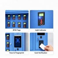 Armoire de gestion des clés intelligente RFID avec fonction de suivi des clés en temps réel, armoire de gestion des clés pour véhicules d'entreprise