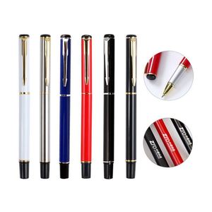 Stylo bille en métal avec logo personnalisé, marque Bonwins, encre bleue/noire, pour le bureau, l'hôtel, la publicité ou comme cadeau personnalisé - Product Image 1