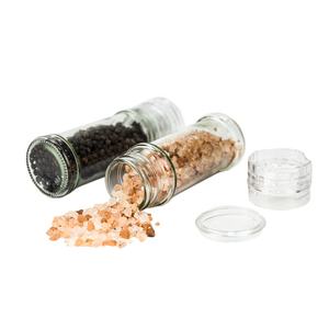 Accessoires de cuisine, qualité supérieure, pot en verre de 100 ml, moulin à sel et à poivre, élégant moulin à épices en verre - Product Image 5