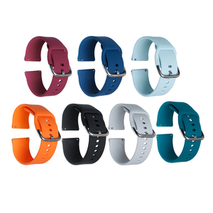 サムスン時計用20mm22mmシリコン時計ストラップクイックリリースウォッチバンド - Product Image 4