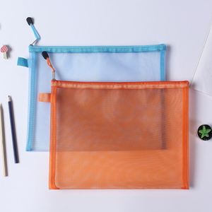 Hot Sale Durable Nylon Transparent A5 <b>Document</b> Bag Portable Anti-Deformation Zipper File Bag Mesh Zipper Pouch <b>Holder</b> Students - Product Image 5