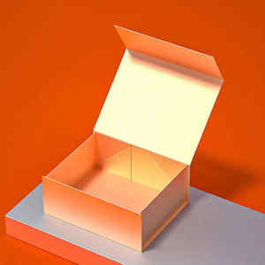 Custom Low-Cost <b>White</b> Paper Cardboard <b>Gift</b> <b>Boxes</b> with Rigid Lid & Base PBPK Brand Model PBX09 - Product Image 1