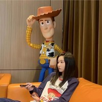 Estatua de Resina Personalizada a Escala 1:1 de Buzz Lightyear y Woody de Toy Story, Escultura de Fibra de Vidrio para Tiendas y Parques Temáticos