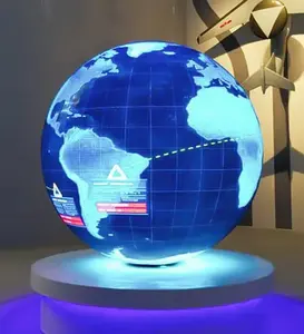 Индивидуальный 3D круглый шар P2.5 80 см диаметр внутренняя Гибкая панель цифровые вывески и дисплеи сфера шар светодиодный дисплей экран