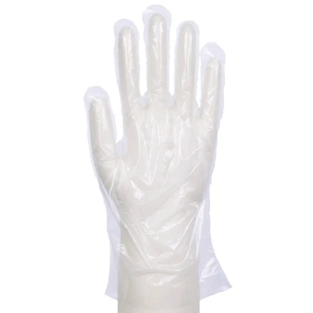 Bán buôn nhựa bột-miễn phí găng tay của cấp thực phẩm rõ ràng màu trắng màu xanh OEM tùy chỉnh Găng tay dùng một lần