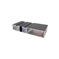 Profils en aluminium de série 6000 à finition usine personnalisée pour portes et fenêtres, tempérisés T3-T8