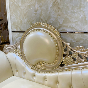 Silla imperial RUI SEN de madera maciza francesa, sofá europeo de lujo con tallado artístico, sillón reclinable neoclásico, muebles para villa - Product Image 3