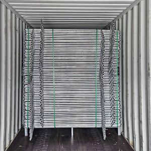 Hot Dipped Galvanized Steel <strong>Welded</strong> Wire Mesh 6X10FT Temp Fence Panels Event Construction Site Canada Temporary Fence with Gate - Product Image 2