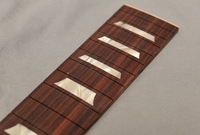 Inlays de touche de guitare vintage en nitrate de cellulose nacré crème en forme de trapèze