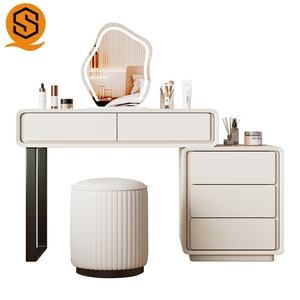 Modern Design <strong>Little</strong> Girl Bedroom Home Dressing <strong>Table</strong> Dressing <strong>Table</strong> with Mirror Dressing Room Desk - Product Image 2