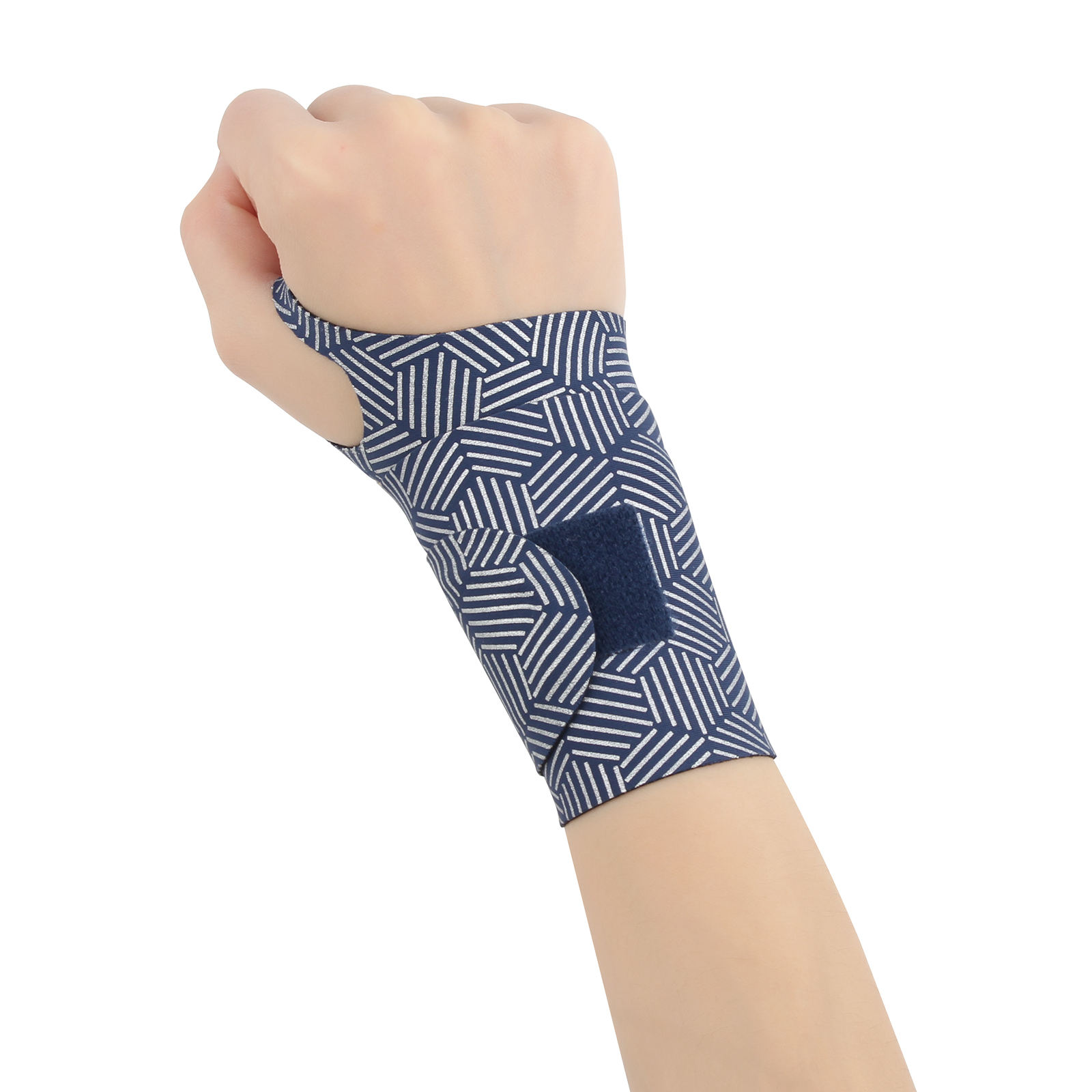 Hexágono azul marino