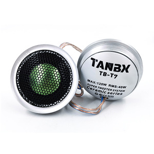 ทวีตเตอร์ติดรถยนต์ TANBX ขนาด 2 นิ้ว 4 โอห์ม 12 โวลต์ โดมเซรามิก ระบบซุปเปอร์ทวีตเตอร์ - Product Image 1