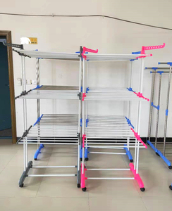 Stendibiancheria Pieghevole Mobile a 3 Ripiani per Verniciatura a Spruzzo - Product Image 6