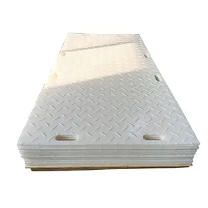 Temporary Excavator HDPE Construction Track Crane Protection Ground Mat 4x8 Ft Ground Protection Mat