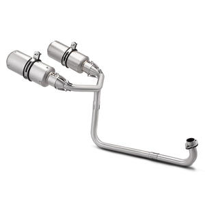 Pour MSX125 MSX 125 2012-2020 systèmes d'échappement de moto avant moyen lien tuyau modifier Double trou évasion connecter silencieux - Product Image 1