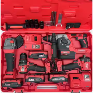مجموعة أدوات كهربائية صناعية لاسلكية بدون فرش مع حقيبة صلبة، 4 قطع في مجموعة واحدة، تصنيع حسب الطلب - Product Image 4