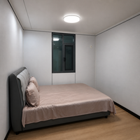 Maison conteneur monoplace de 30 pieds, norme UE, extensible, avec toit-terrasse, pour logement temporaire et camp de secours