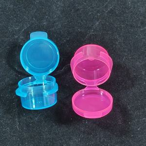 <span class=keywords><strong>Mini</strong></span> <span class=keywords><strong>PP</strong></span> Kunststoff Flip Top Glas 3g/5g/10g Konzentrat Kosmetik Spender flasche mit Easy Open End Siebdruck Oberfläche Safecare - Product Image 6