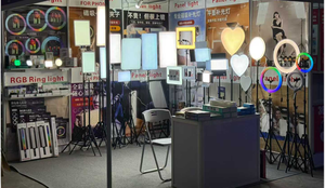 Đèn selfie ring <span class=keywords><strong>light</strong></span> <span class=keywords><strong>LED</strong></span> RGB chuyên nghiệp 18 inch với chân máy 1.6m/2.1m, chụp ảnh trang điểm, quay video di động, đèn studio - Product Image 4