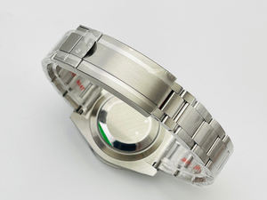 Montre mécanique pour homme de qualité supérieure, finition bleu glacé luminescente, surface miroir saphir, découpe de précision par jet d'eau - Product Image 6