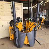Machine de transplantation d'arbres hydraulique pour chargeuse compacte, 4 lames, pour aménagement paysager et pépinière, marque Shengheng