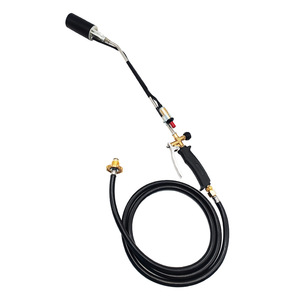 Quemador de propano con manguera para uso en jardín y exteriores, quemador de acero inoxidable, calentador de gas portátil - Product Image 5