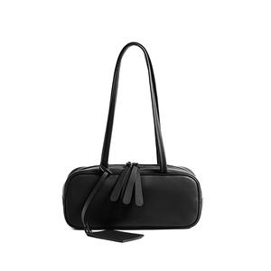 Sac bowling en cuir de vachette mat haut de gamme et tendance, grande capacité, sac à bandoulière pour femme - Product Image 6