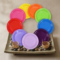 Assiettes jetables biodégradables en bagasse et bois, robustes et créatives, pour gâteaux et desserts, idéales pour les fêtes.