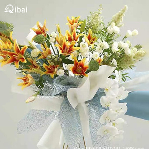 Malla Jacquard Coreana Qibai, Malla de Flores Dayan, Gasa para Envolver Ramos, para Regalos y Floristerías - Product Image 4