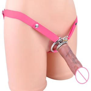 Mannelijke riem met realistische dildo en kuisheidsapparaat voor mannen tijdens seks - Product Image 3