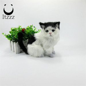 Vendita calda piccoli adorabili gatti Anime personalizzato peluche la moda simulata gatti animali di peluche di alta qualità - Product Image 4