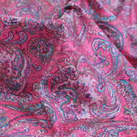 Tissu en soie Habotai pure italienne imprimé sur mesure, tissu en soie imprimé numériquement