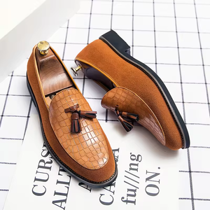 Men's Office Formal Oxford Loafers Anti-Slip Waterproof Lightweight Spring Pu Leather <b>Shoes</b> - Product Image 4