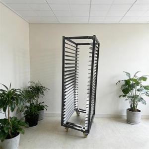 Carrello per Panetteria in Acciaio Inox da 12 a <span class=keywords><strong>32</strong></span> Vassoi, 60 X 40 <span class=keywords><strong>cm</strong></span>, Carrello Porta Teglie - Product Image 6