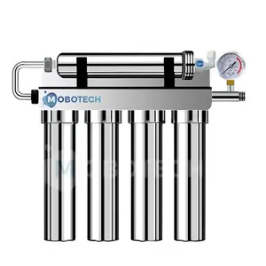 Sistema de filtro de agua de acero inoxidable purificador de agua 5 etapas Sistema de ósmosis inversa filtros de agua para beber en casa