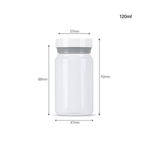 Capsule <b>Container</b> Customized white Bottle Pharmaceutical Packaging 150ml PET Plastic for Health Products with Colorful Screw Cap - Product Image 5