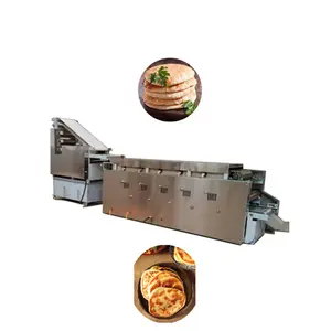 Volautomatische Tortilla Vormen Bakken Productie Lijn Roti Chapati Arabisch Pita Brood Maker Baker Cooling Machine Voor Verkoop