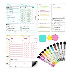 Tabla <span class=keywords><strong>de</strong></span> <span class=keywords><strong>carta</strong></span> <span class=keywords><strong>de</strong></span> responsabilidad personalizada para adolescentes, <span class=keywords><strong>carta</strong></span> <span class=keywords><strong>de</strong></span> comportamiento, borrado en seco, <span class=keywords><strong>carta</strong></span> magnética para niños, varios niños - Product Image 2