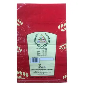 Flour Packing Plastic Bags Pp Woven Bopp Laminated Bag 10kg For Agriculture
