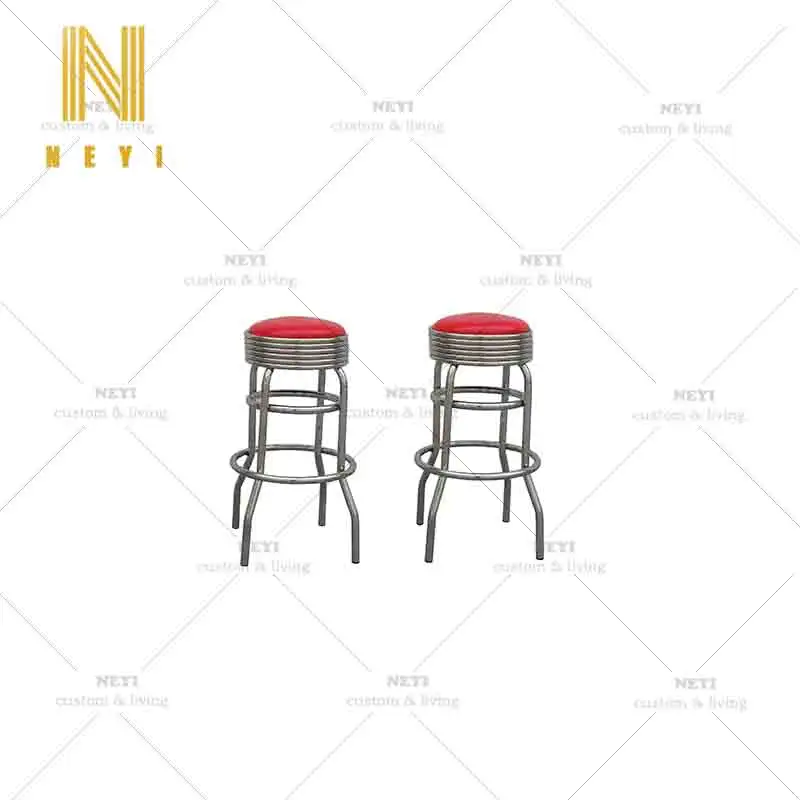 NEYI vendita calda personalizzata retrò 1950 stile industriale antico ristorante usato New Diner American retro 1950s set di mobili da ristorante